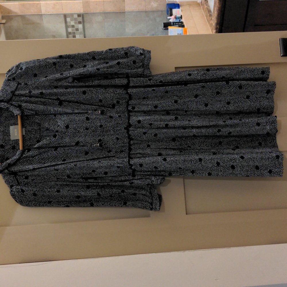 Maeve / Anthropology black and white dress, size medium